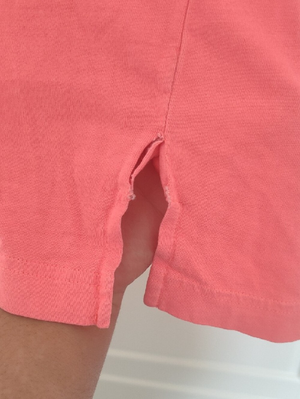 PINK Victoria's Secret Neon Pink Short Sleeve Pocket Tee with Black Logo - Picture 4 of 5